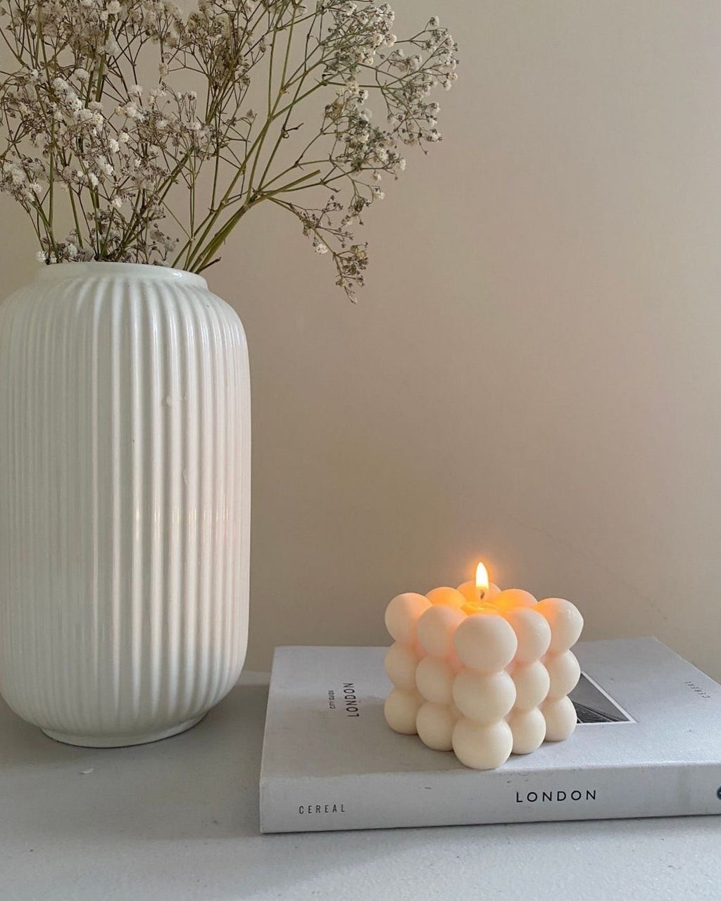 Decorative Led Bubble Candles (4 Pc / Set)